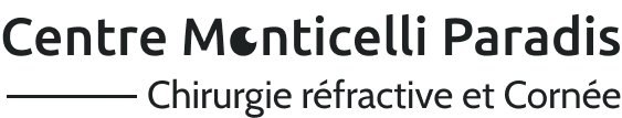 logo centre monticelli paradis chirurgie refractive cornee noir
